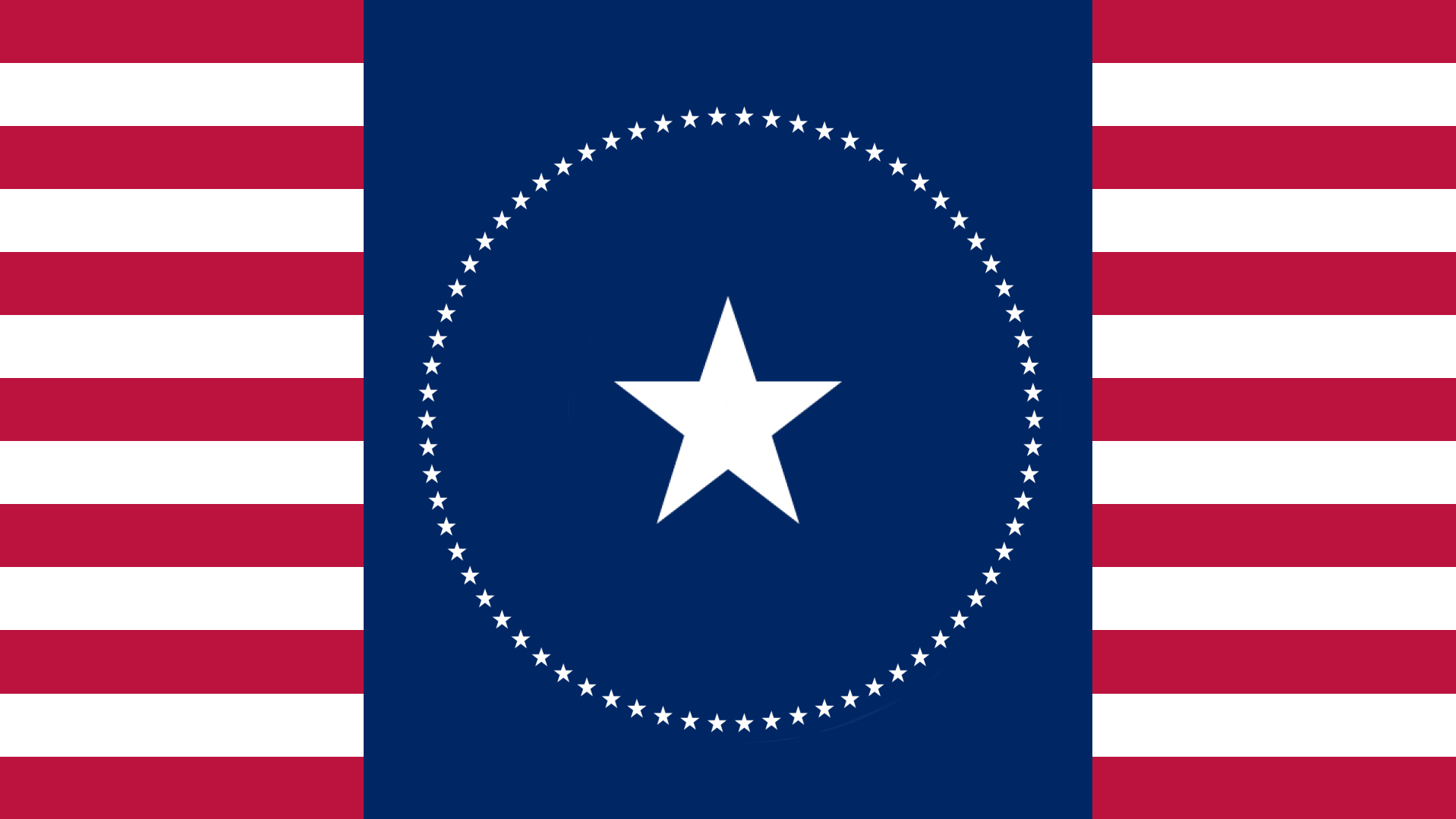 American Flag concept, in which the US has 70 states represented in the 70 stars.